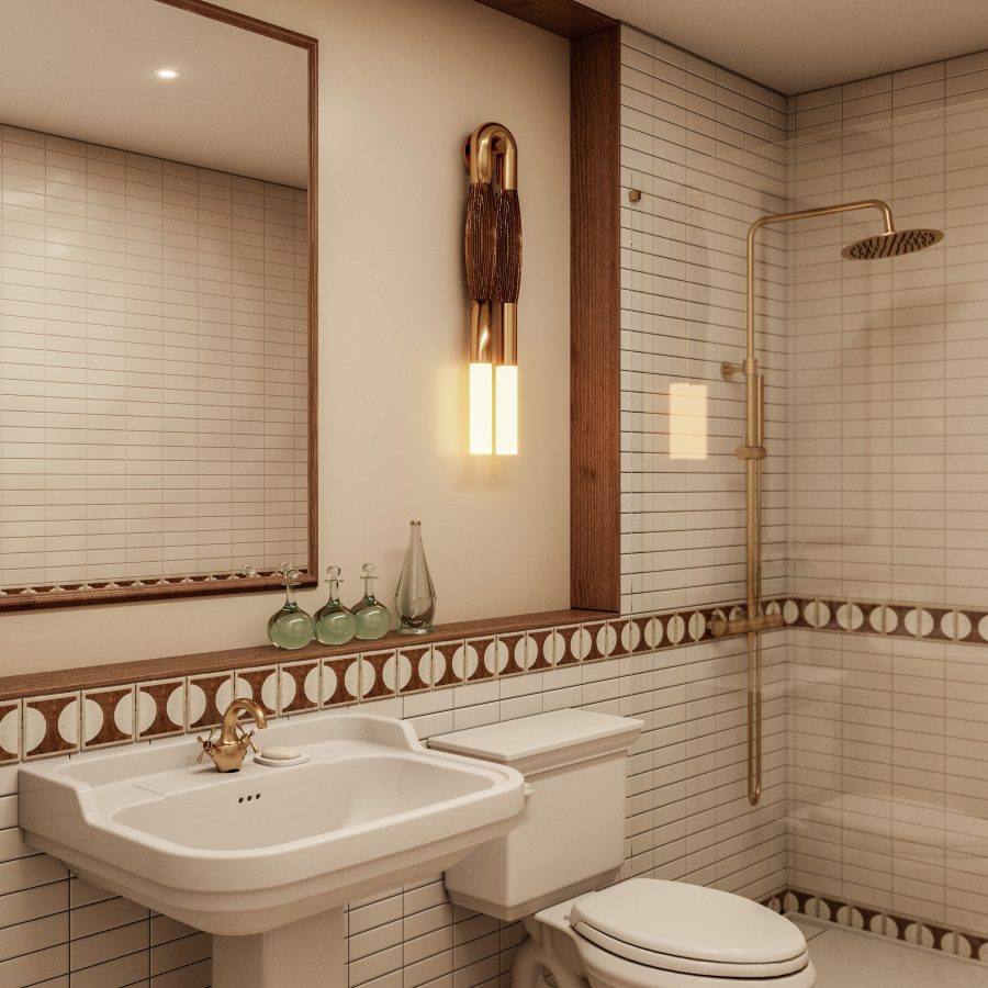Interior decoration - bathroom Aparthotel - Codesign Concep