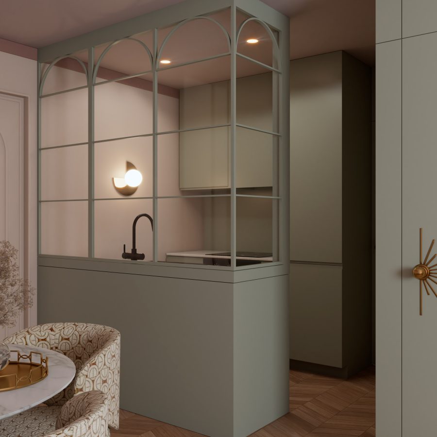 Aparthotel Porto - Custom kitchen fabrication - Codesign Concept