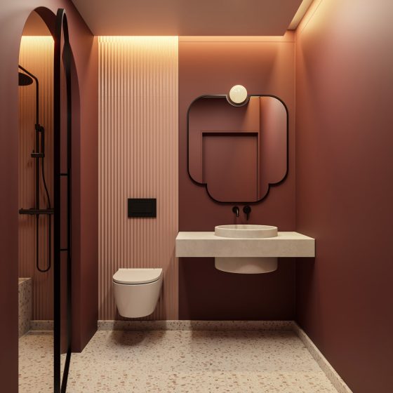 Interior decoration - bathroom Aparthotel - Codesign Concept