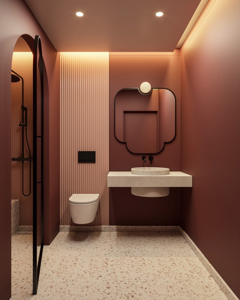 Interior decoration - bathroom Aparthotel - Codesign Concept
