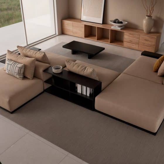 Custom furniture design for a luxury villa in Portugal - Codesign Concept